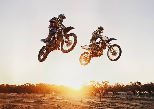 High-Flying Motocross Race